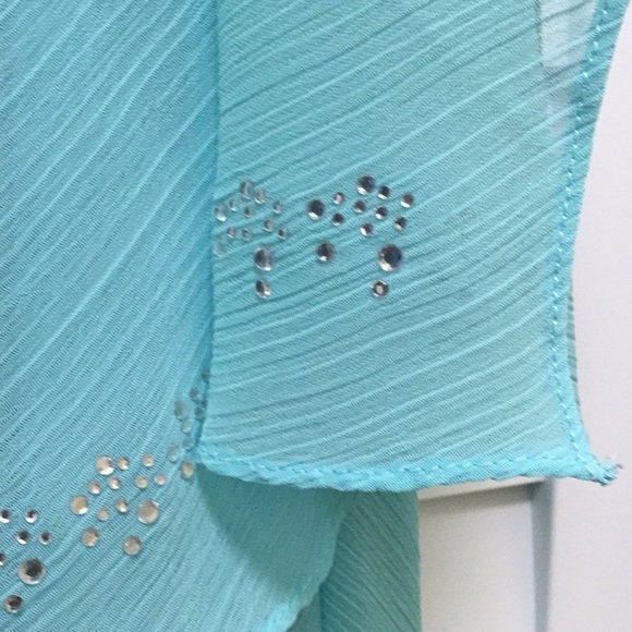 Aqua formal dress - Picture 3 of 15